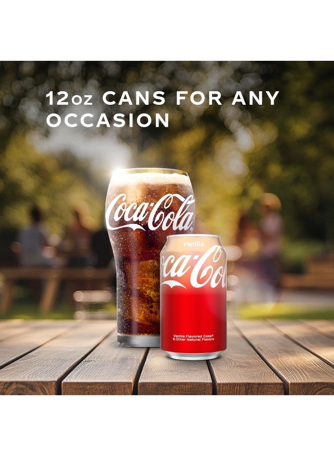 Coca-Cola Vanilla Soda USA – 12 Pack (335ml Cans) - Image 3